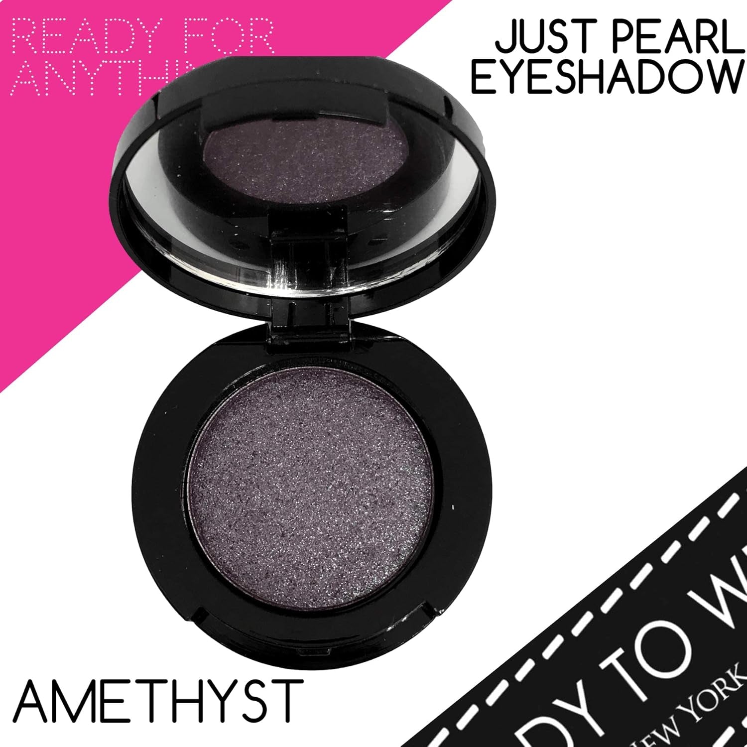 Just Pearl- Shimmer Sparkle Long Lasting Eye Shadow Made in Italy (AMETHYST)