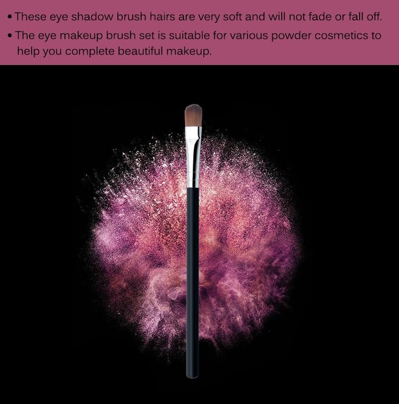 3 PCS Eye Shadow Brush, for Precise Application and Perfect Mixing, Contour and Definition, Eye Makeup Tools, Portable Travel Makeup Brush