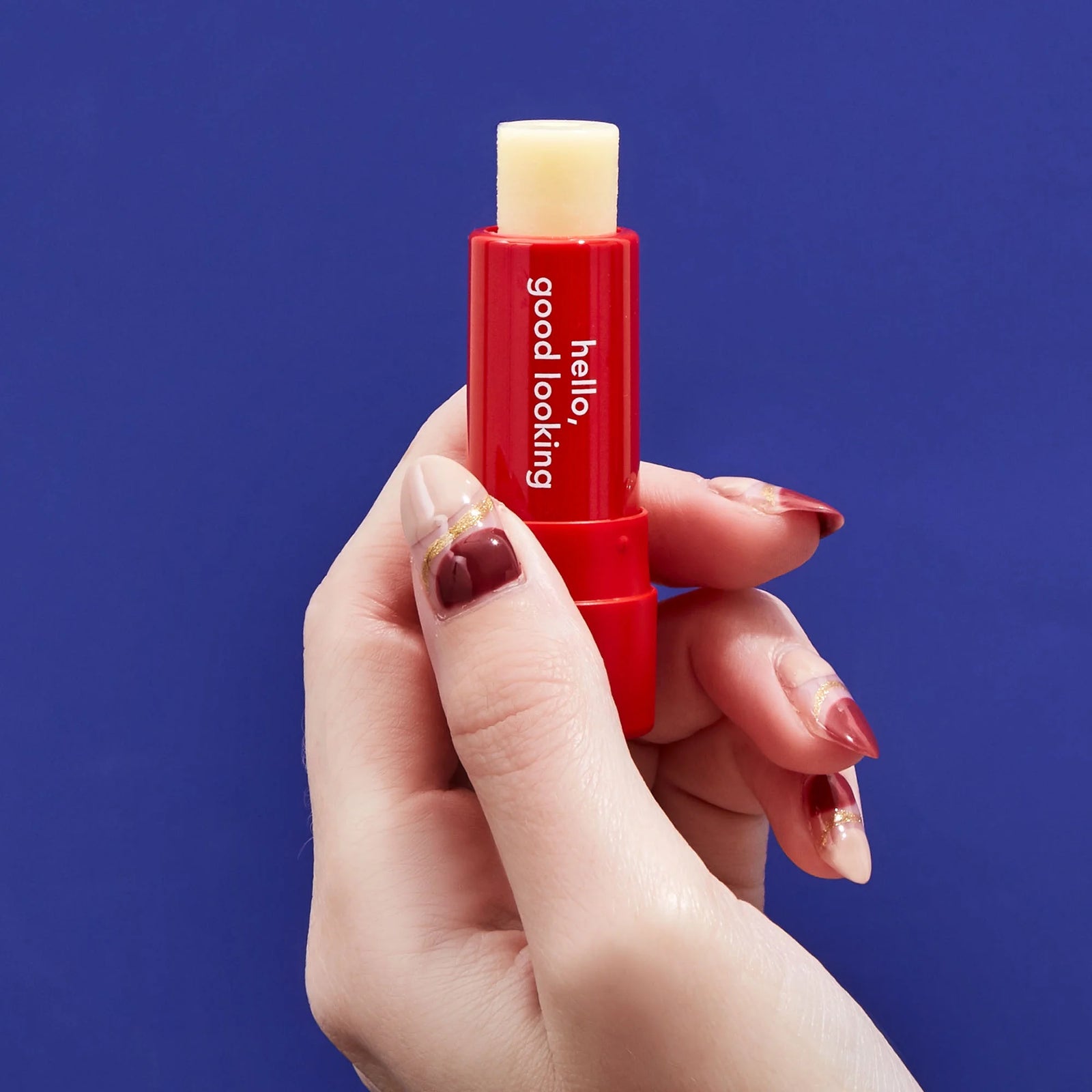 Moisturizing Vegan Lip Balm with Shea Butter Coconut Oil, Natural Strawberry, De